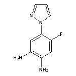 4-fluoro-5-(1H-pyrazol-1-yl)benzene-1,2-diamine