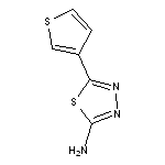 2-Amino-5-(3-thienyl)-1,3,4-thiadiazole