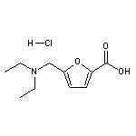 5-[(diethylamino)methyl]furan-2-carboxylic acid hydrochloride