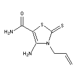 3-Allyl-4-amino-2-thioxo-2,3-dihydro-thiazole-5-carboxylic acid amide