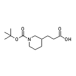 3-[1-(tert-Butoxycarbonyl)piperidin-3-yl]propanoic Acid