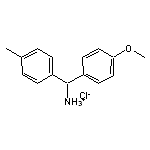 (4-methoxyphenyl)(4-methylphenyl)methanamine hydrochloride