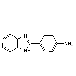 4-(4-chloro-1H-1,3-benzodiazol-2-yl)aniline