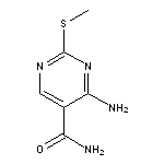 4-Amino-2-(methylthio)pyrimidine-5-carboxamide