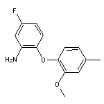 5-fluoro-2-(2-methoxy-4-methylphenoxy)aniline