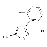 3-(2-methylphenyl)-1H-pyrazol-5-amine hydrochloride