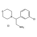 2-(3-chlorophenyl)-2-(morpholin-4-yl)ethan-1-amine hydrochloride