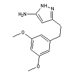 5-[2-(3,5-dimethoxyphenyl)ethyl]-1H-pyrazol-3-amine