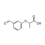 2-(3-formylphenoxy)propanoic acid