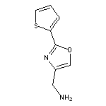 [2-(thiophen-2-yl)-1,3-oxazol-4-yl]methanamine