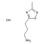 3-(3-methyl-1,2,4-oxadiazol-5-yl)propan-1-amine hydrochloride