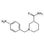 1-[(4-aminophenyl)methyl]piperidine-3-carboxamide