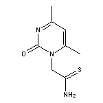 2-(4,6-dimethyl-2-oxo-1,2-dihydropyrimidin-1-yl)ethanethioamide