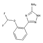 3-[2-(difluoromethoxy)phenyl]-1H-1,2,4-triazol-5-amine