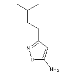 3-(3-methylbutyl)-1,2-oxazol-5-amine