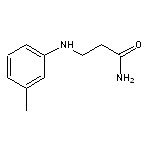 3-[(3-methylphenyl)amino]propanamide