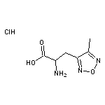 2-amino-3-(4-methyl-1,2,5-oxadiazol-3-yl)propanoic acid hydrochloride