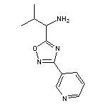 2-methyl-1-[3-(pyridin-3-yl)-1,2,4-oxadiazol-5-yl]propan-1-amine