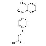 2-{4-[(2-chlorophenyl)carbonyl]phenoxy}acetic acid