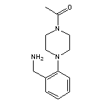 1-{4-[2-(aminomethyl)phenyl]piperazin-1-yl}ethan-1-one