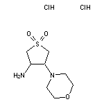 3-amino-4-(morpholin-4-yl)-1$l^{6}-thiolane-1,1-dione dihydrochloride