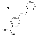 4-(phenoxymethyl)benzene-1-carboximidamide hydrochloride