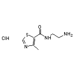 N-(2-aminoethyl)-4-methyl-1,3-thiazole-5-carboxamide hydrochloride