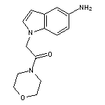 2-(5-amino-1H-indol-1-yl)-1-(morpholin-4-yl)ethan-1-one