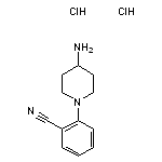 2-(4-aminopiperidin-1-yl)benzonitrile dihydrochloride