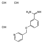 3-(pyridin-3-ylmethoxy)benzene-1-carboximidamide trihydrochloride