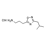 3-[3-(2-methylpropyl)-1,2,4-oxadiazol-5-yl]propan-1-amine hydrochloride