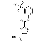 5-[(3-sulfamoylphenyl)carbamoyl]thiophene-2-carboxylic acid