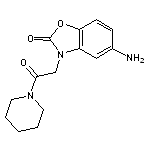 5-amino-3-[2-oxo-2-(piperidin-1-yl)ethyl]-2,3-dihydro-1,3-benzoxazol-2-one