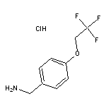 [4-(2,2,2-trifluoroethoxy)phenyl]methanamine hydrochloride