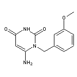 6-amino-1-[(3-methoxyphenyl)methyl]-1,2,3,4-tetrahydropyrimidine-2,4-dione