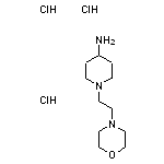 1-[2-(morpholin-4-yl)ethyl]piperidin-4-amine trihydrochloride