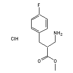 methyl 3-amino-2-[(4-fluorophenyl)methyl]propanoate hydrochloride