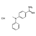 4-[methyl(phenyl)amino]benzene-1-carboximidamide hydrochloride