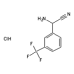 2-amino-2-[3-(trifluoromethyl)phenyl]acetonitrile hydrochloride