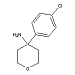 4-(4-chlorophenyl)oxan-4-amine