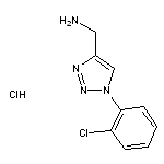 [1-(2-chlorophenyl)-1H-1,2,3-triazol-4-yl]methanamine hydrochloride