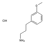 3-(3-methoxyphenyl)propan-1-amine hydrochloride