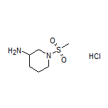 1-(Methylsulfonyl)piperidin-3-amine Hydrochloride