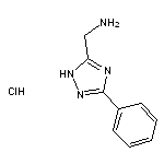 (3-phenyl-1H-1,2,4-triazol-5-yl)methanamine hydrochloride