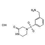 4-{[3-(aminomethyl)benzene]sulfonyl}piperazin-2-one hydrochloride