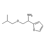 1-(furan-2-yl)-2-(2-methylpropoxy)ethan-1-amine