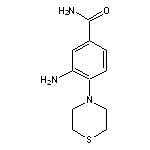 3-amino-4-(thiomorpholin-4-yl)benzamide