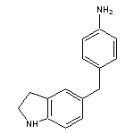 4-(2,3-dihydro-1H-indol-5-ylmethyl)aniline