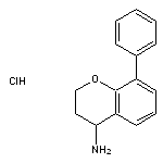 8-phenyl-3,4-dihydro-2H-1-benzopyran-4-amine hydrochloride