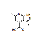 3,6-dimethyl-1H-pyrazolo[3,4-b]pyridine-4-carboxylic acid